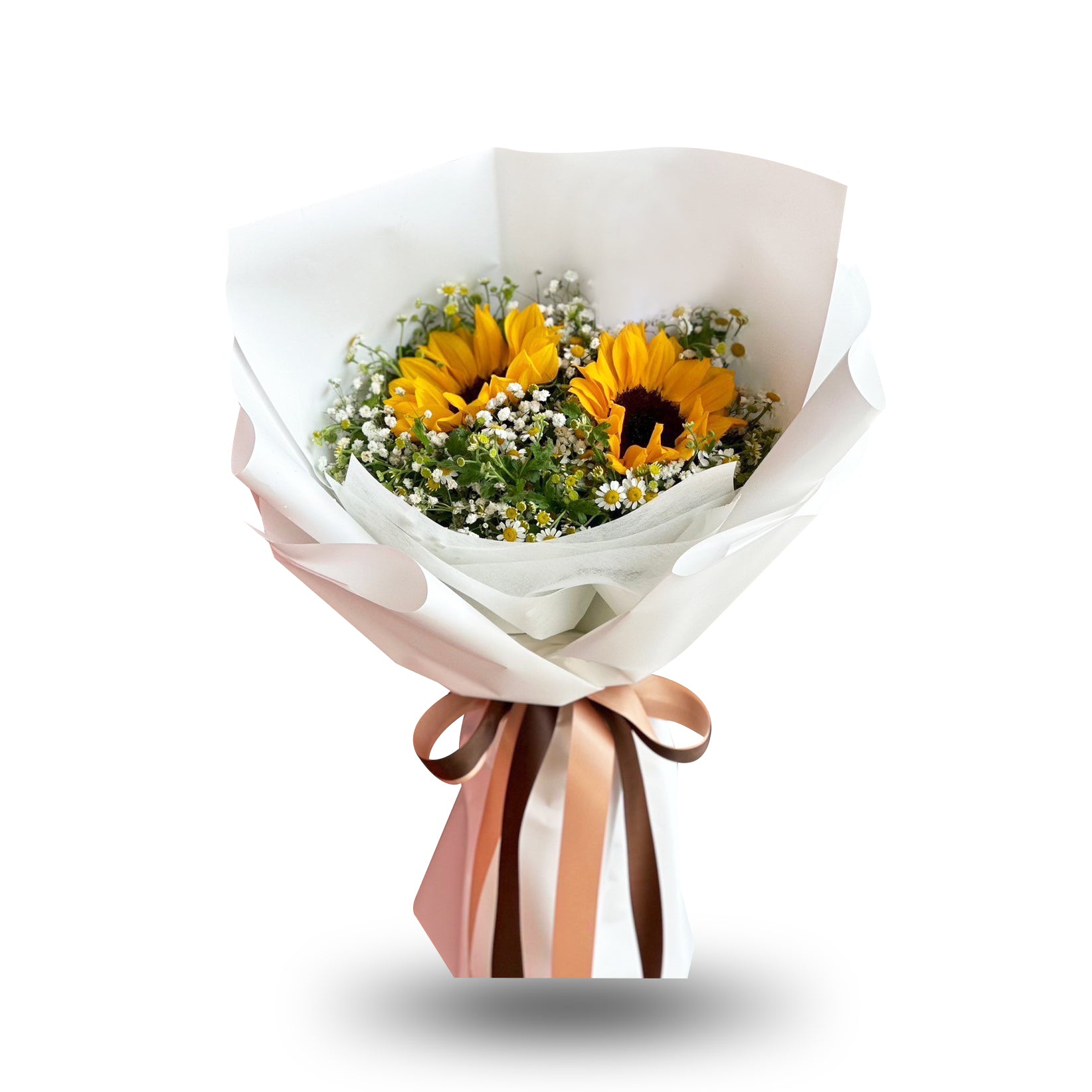 Sweet Bouquet Of Sunflowers mixed with Daisy - Phuket