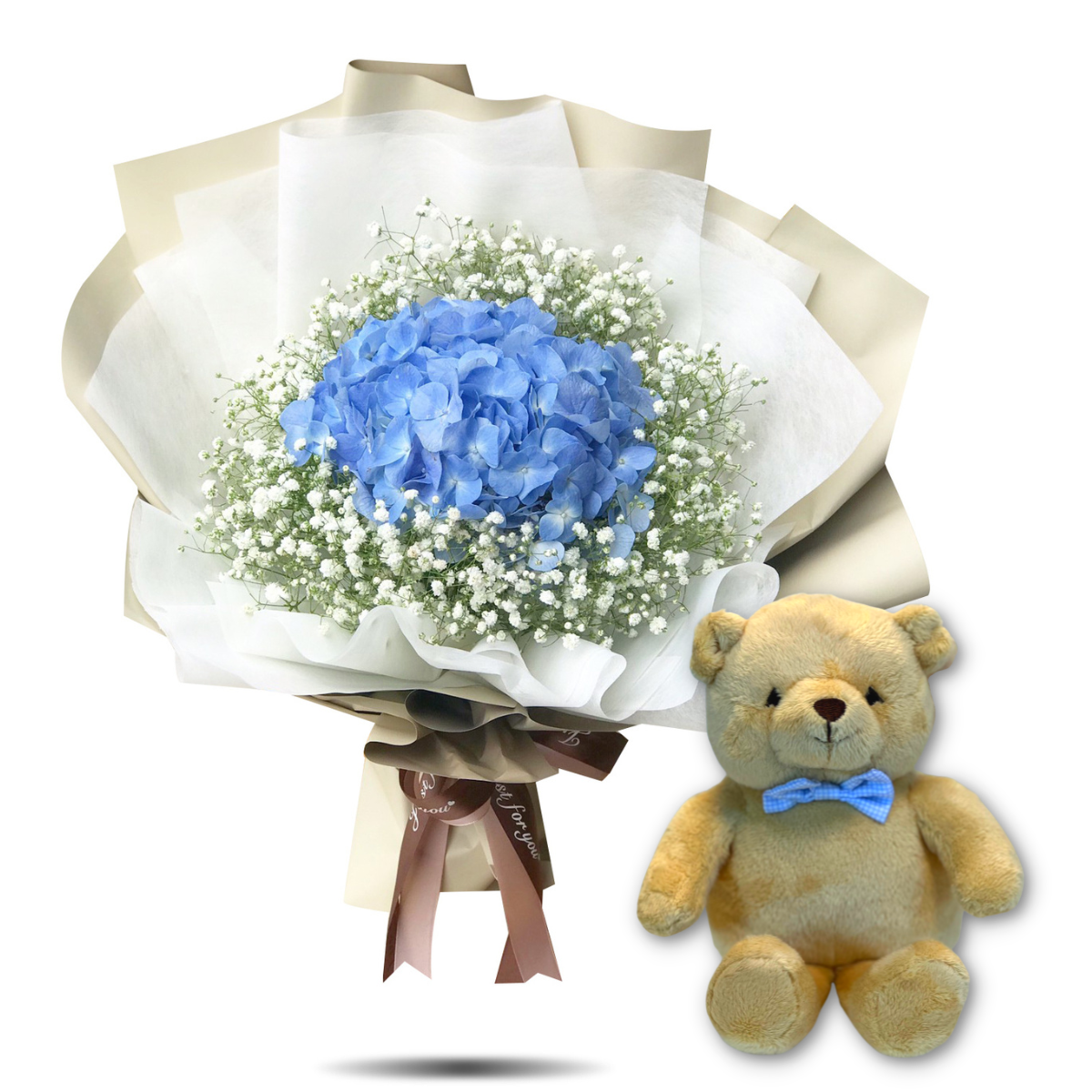 ช่อดอกไม้ "Blue Love"
