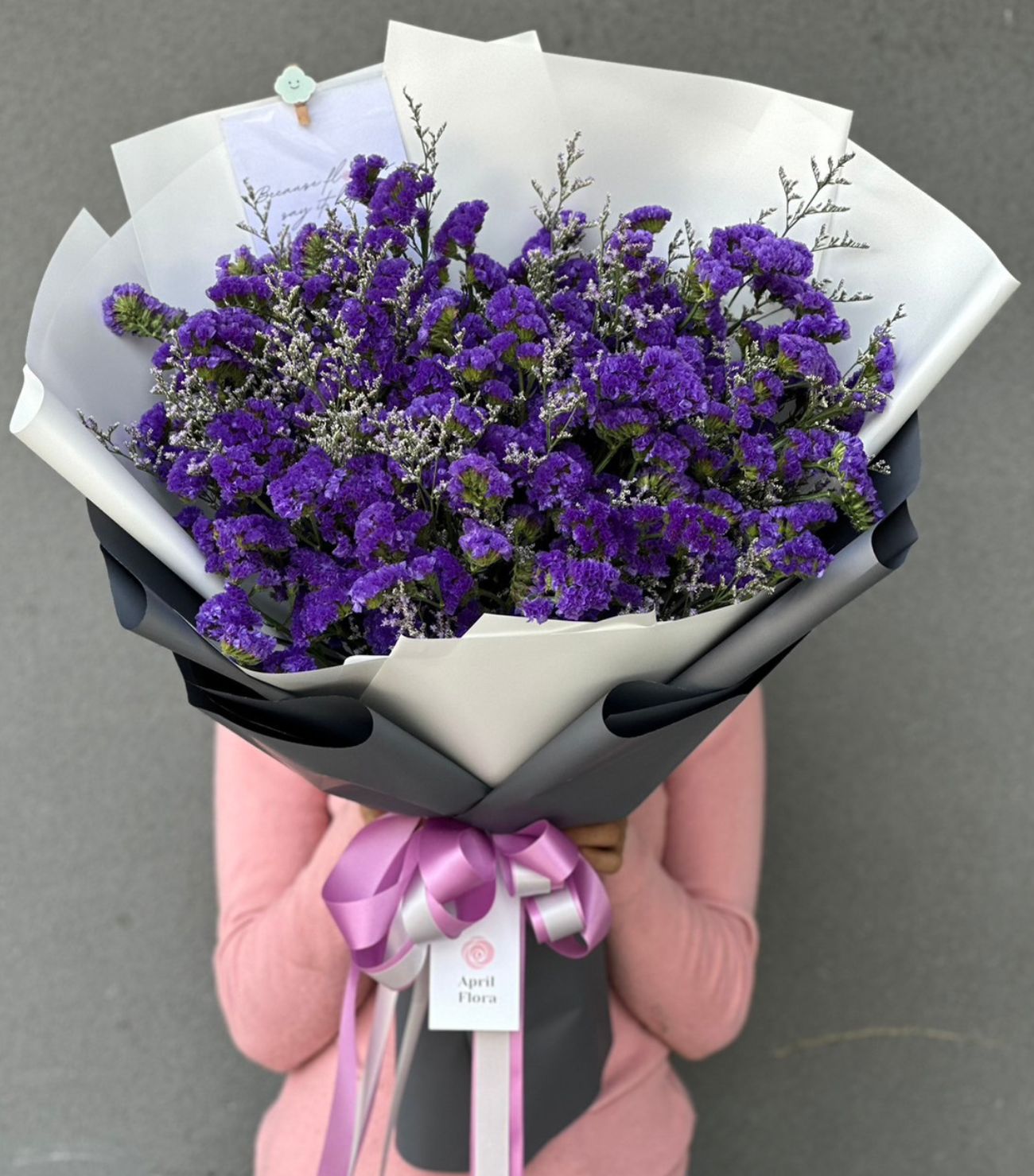 Stay Forever - bouquet of Statice flowers - April Flora