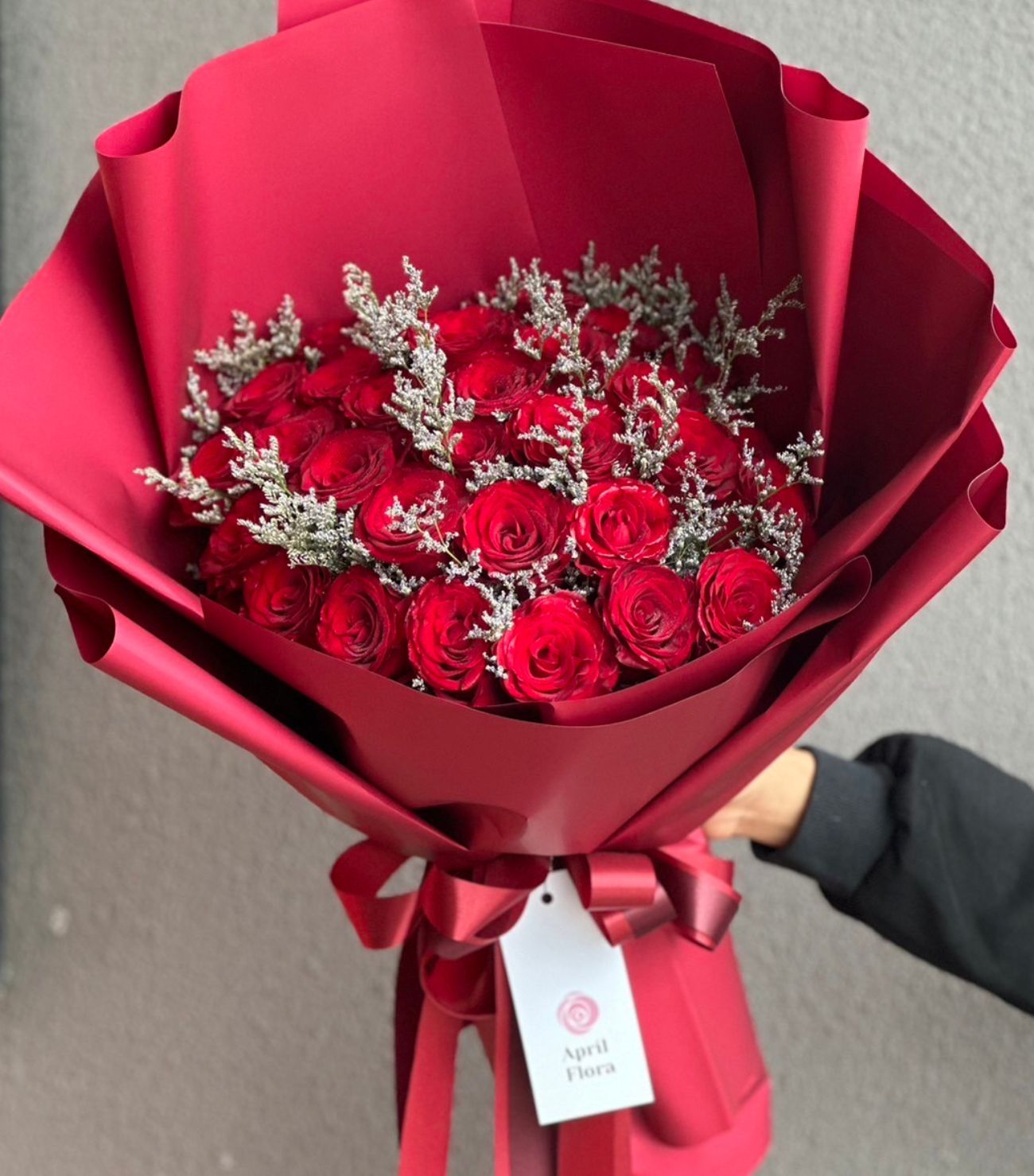 ช่อดอกกุหลาบแดง 30 ดอก "My Heart"