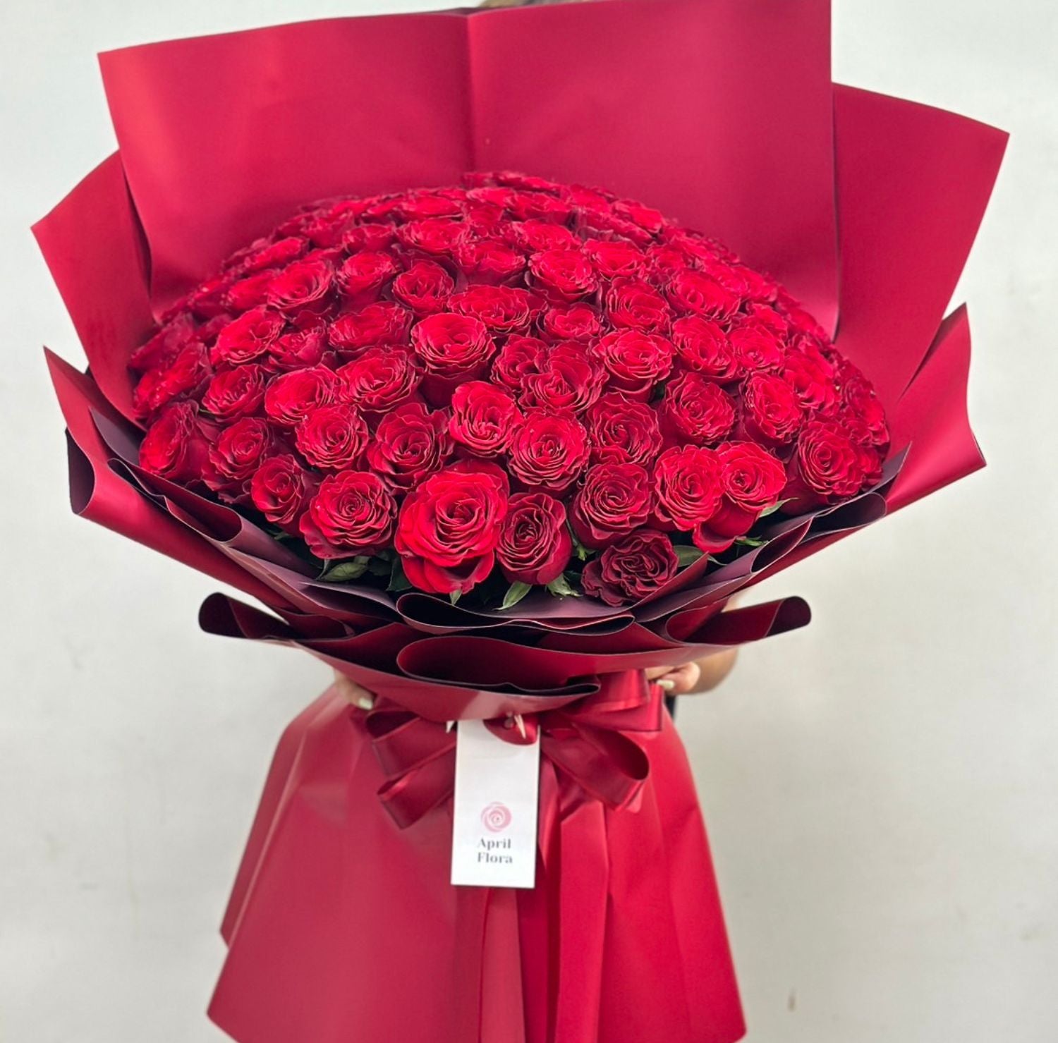 "Just the way you are" Bouquet Of 100 Red Roses