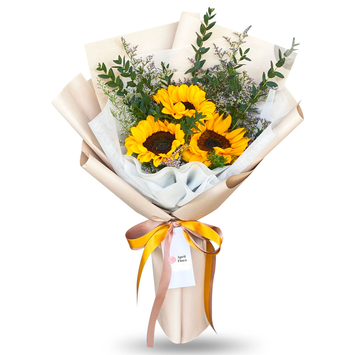 "Bright Love" Bouquet Of Sunflowers