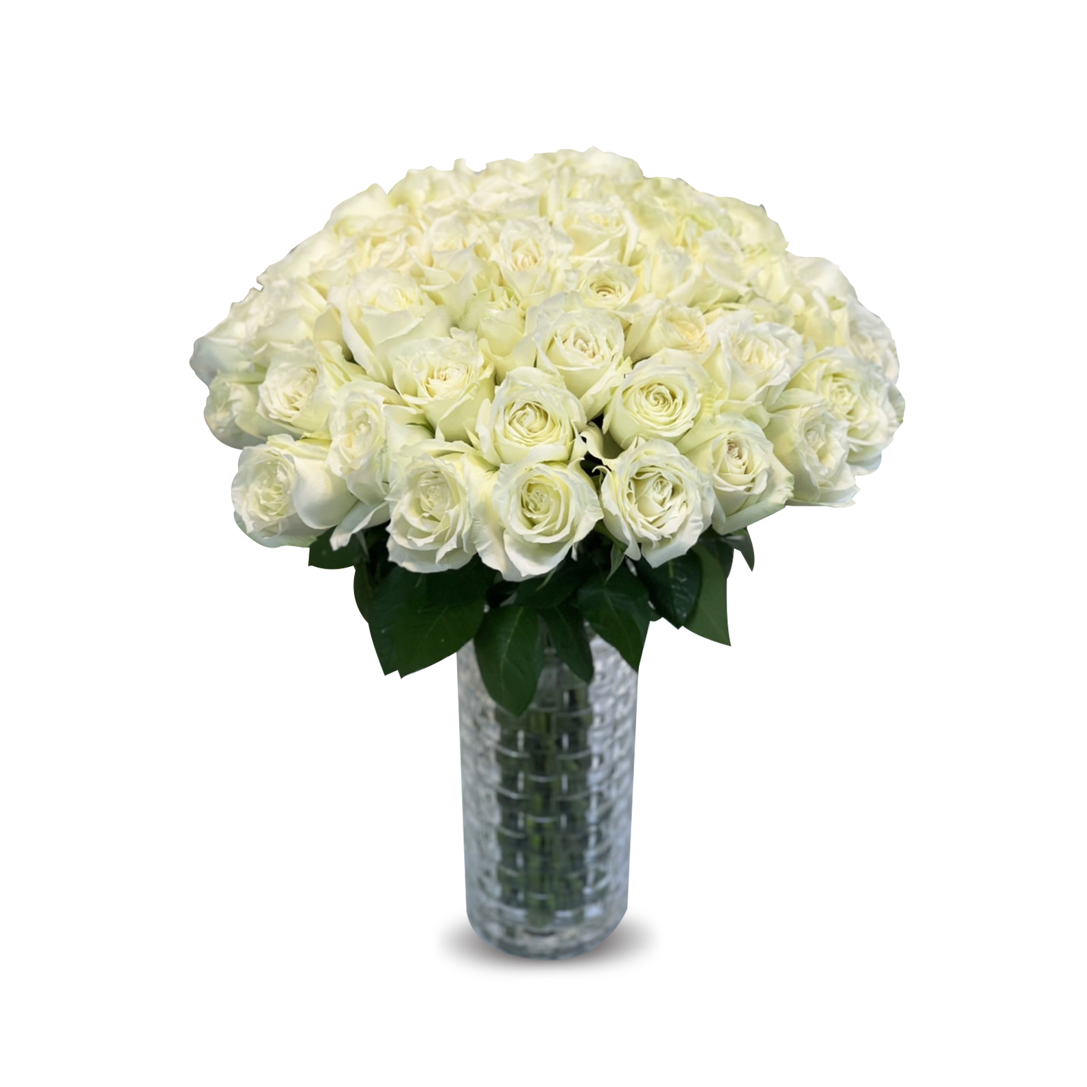 แจกันดอกไม้ รักที่ยิ่งใหญ่ Elegant White Roses